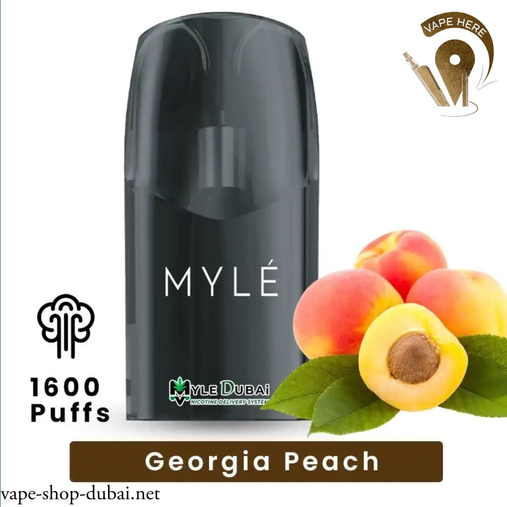 MYLE V5 META REPLACEMENT PODS Georgia Peach - 2pcs/pack UAE Ras Al Khaimah